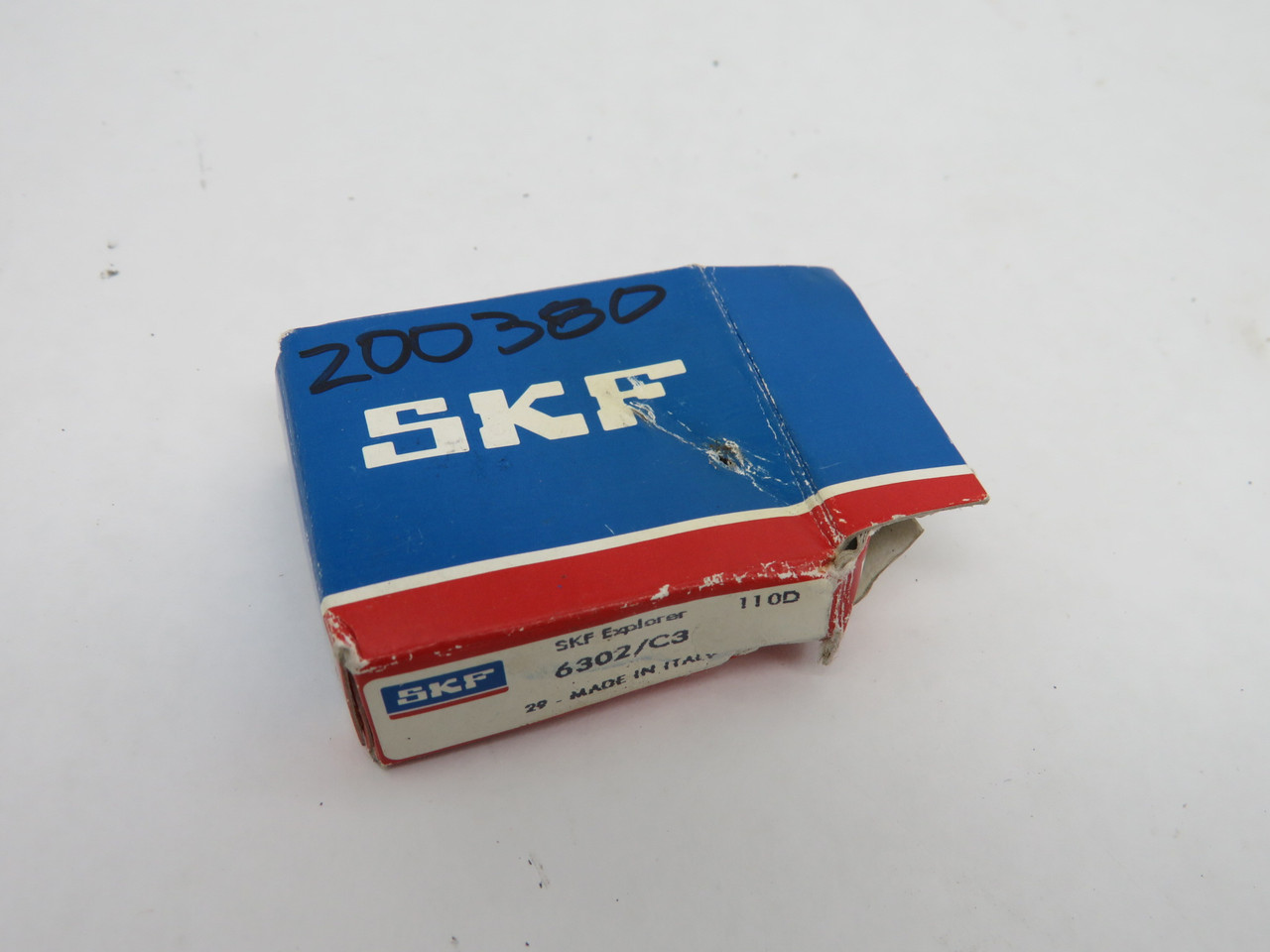 SKF 6302/C3 Deep Groove Ball Bearing 42mmOD 15mmID 13mmW DMG BOX NEW