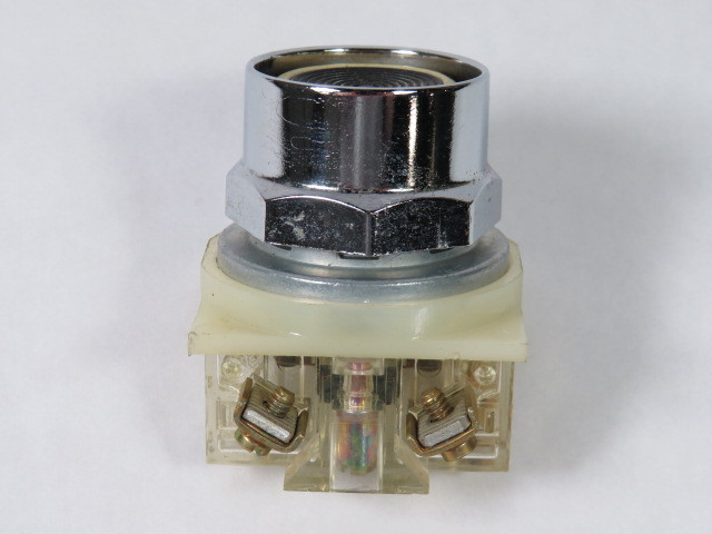 Square D 9001-KR2BH5 Push Button 600V 1NO Black Recessed USED