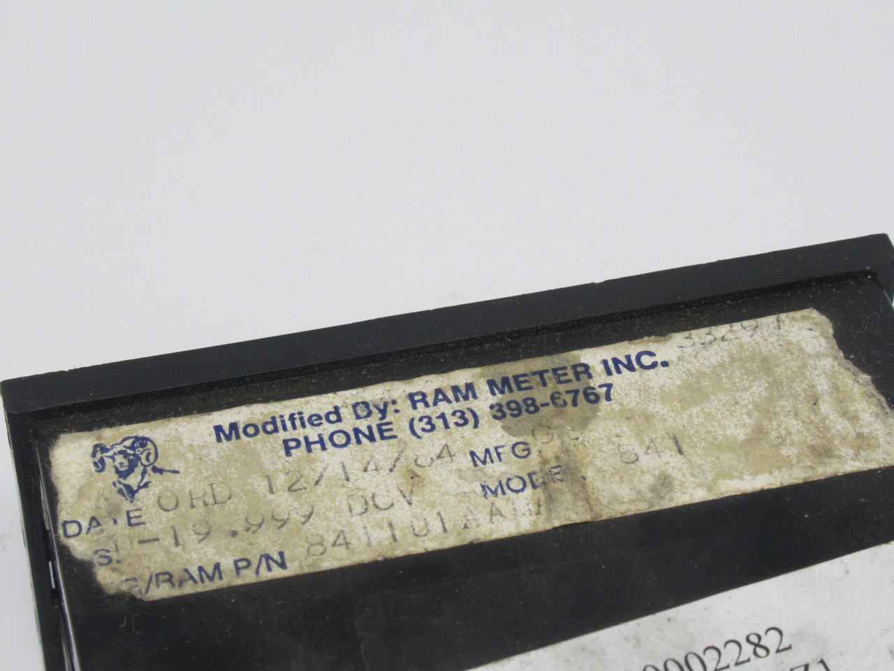 General Electric 50-841101AAZZ1 Digital Panel Meter 500VDC USED