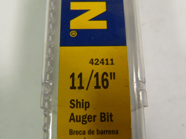 Irwin 42411 Short Ship Auger Bit 11/16"  NEW