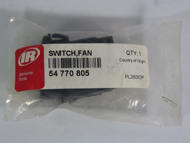 Ingersoll Rands 54770805 Switch Fan ! NEW !