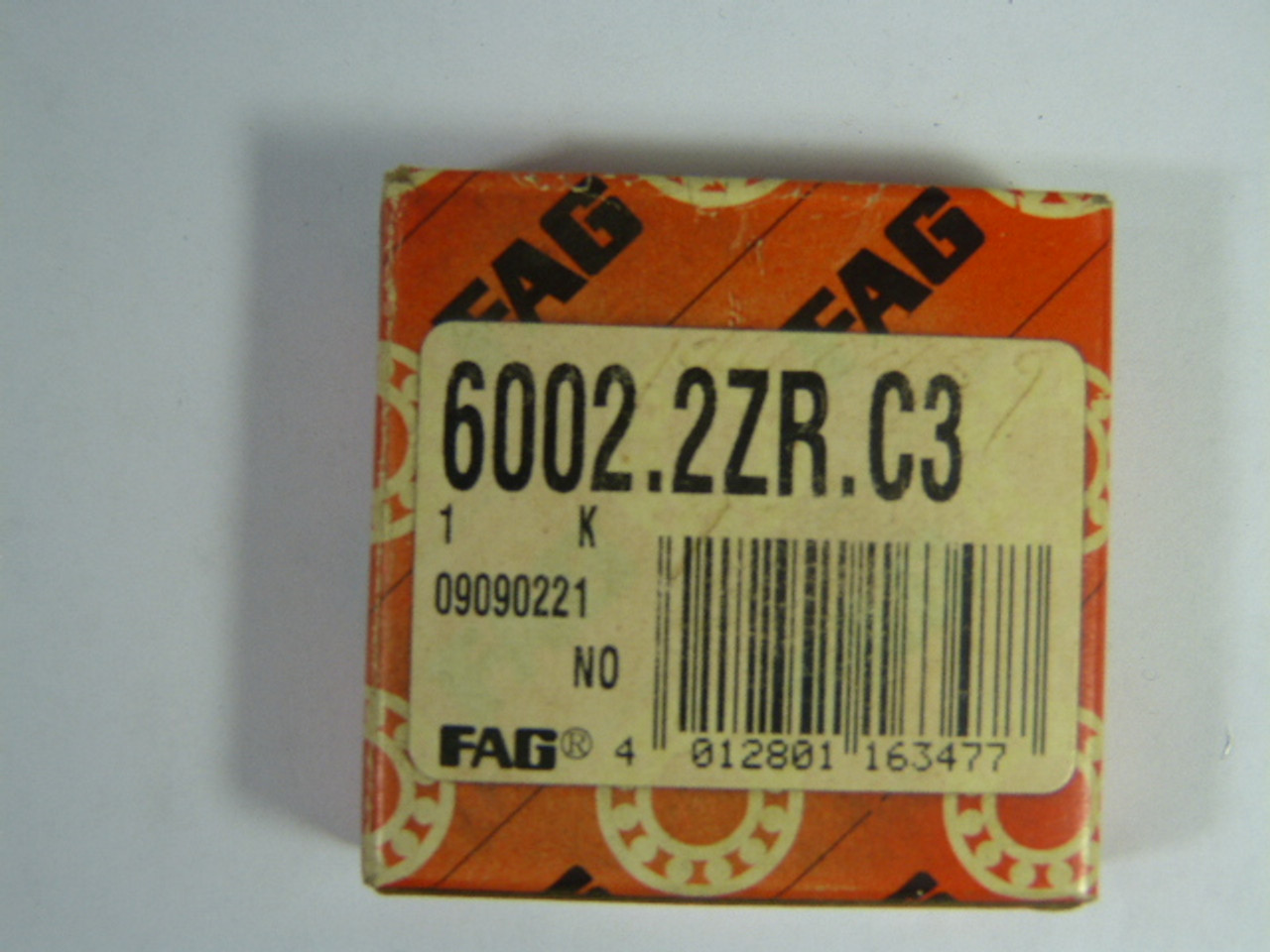 FAG 6002.2ZR.C3 Ball Bearings Shielded 15mm ID 32mm OD 9mm W ! NEW !