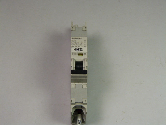 Siemens 5SJ4111-7HG41 Single Pole Circuit Breaker MCB 489 5A C-Trip USED