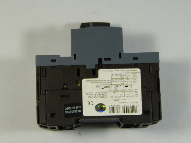 Siemens 3RV2-011-1GA20 Circuit Breaker 4.5-6.3A USED