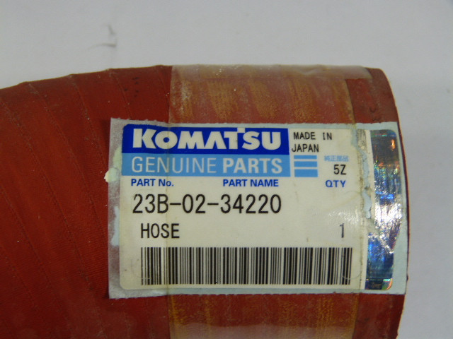 Komatsu 23B-02-34220 Rubber Hose "L" Shaped ! NOP !