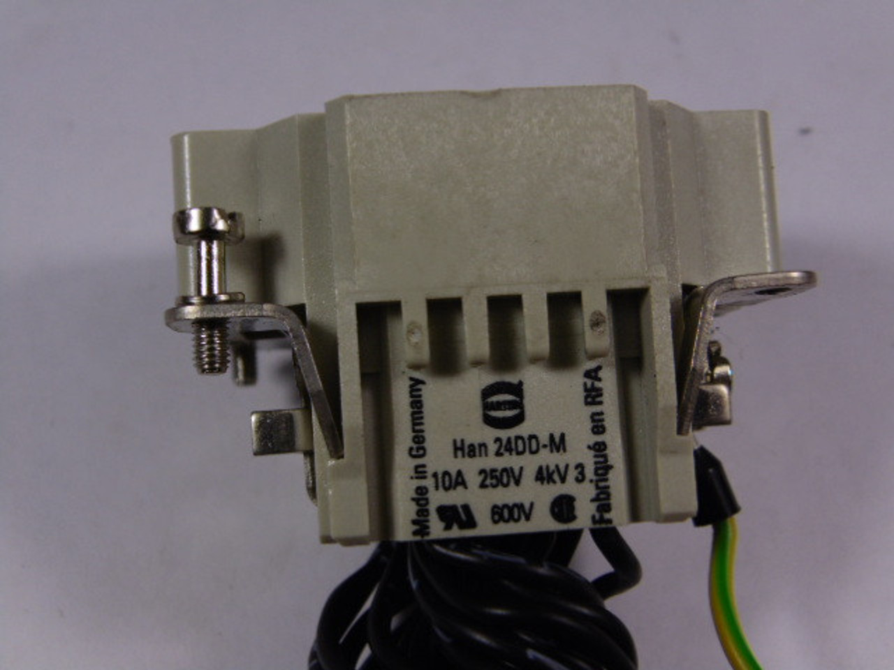 Harting 24DD-M Connector Insert Male 24 Pole 10AMP 250V 4kV 3 USED