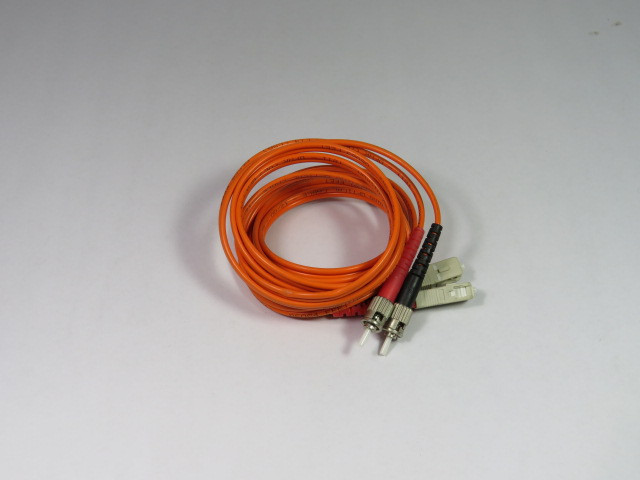 Corning Cable 395002K5141002M Fiber Optic Cable SC/ST 2F Jumper 62.5/125 USED