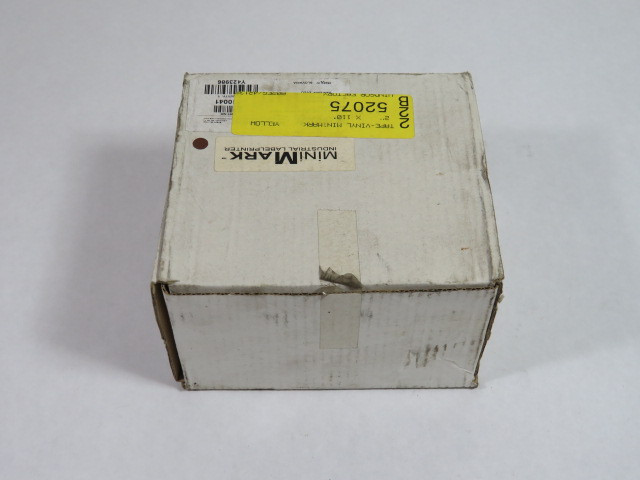 Mini Mark 52075 General Purpose Vinyl Tape Indoor/Outdoor 2"x110' ! NEW !