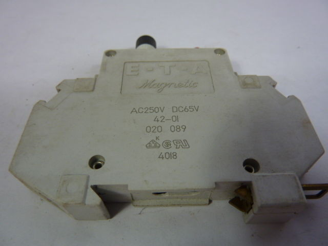 ETA Magnetic 201-5A AC250V DC65V 42-0I 020-089 Circuit Breaker Thermal USED