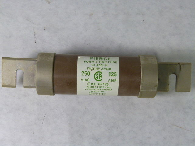 Pierce 02125 Fuse 125A 250V ! NEW !