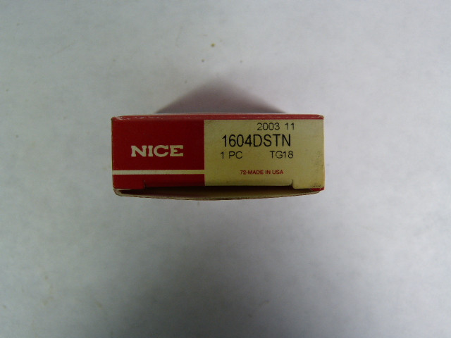 Nice 1604DSTN Shielded Bearing 3/8x7/8x9/3" ! NEW !