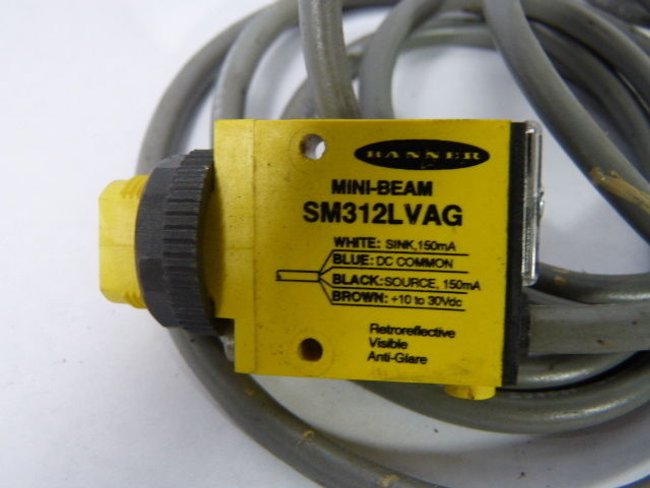 Banner SM312LVAG Mini Beam Photoelectric Sensor USED