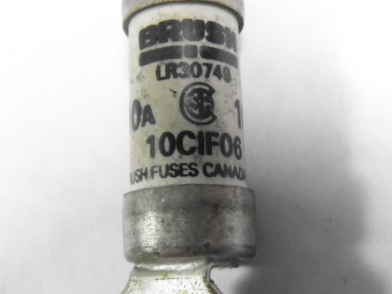 Brush 10CIF06 Fuse 10A 600VAC USED