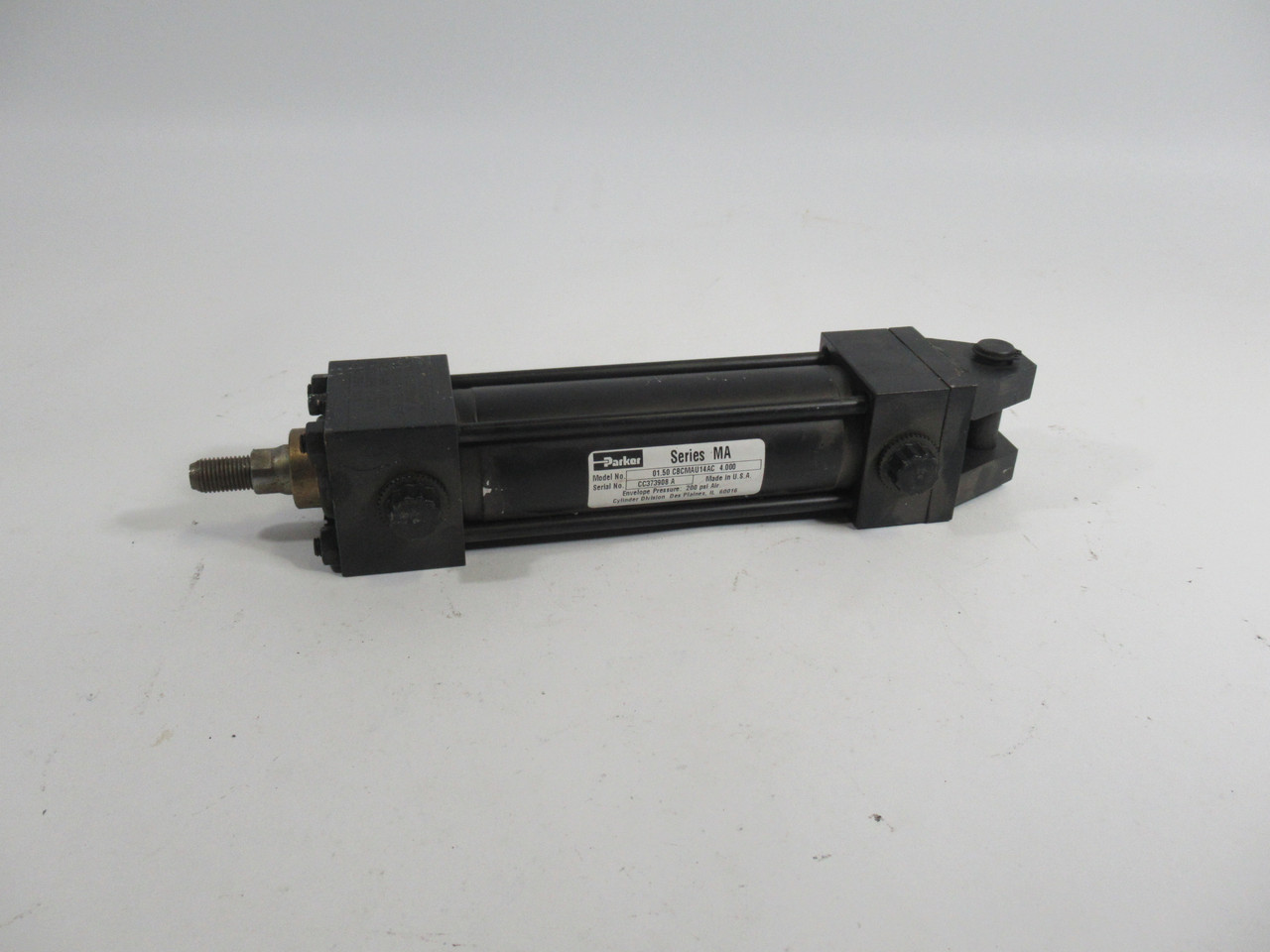 Parker 01.50-CBCMAU14AC-4.000 Pneumatic Cylinder 1.5" Bore 4" Stroke USED