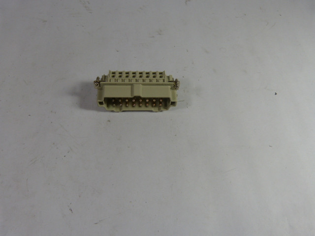 Weidmuller 1207500000 HDC-HE-16-MS Male Connector 16P 500V 16A USED