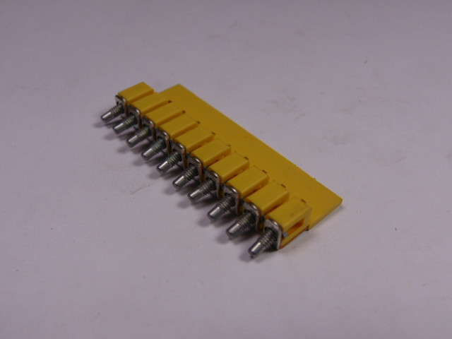 Allen-Bradley 1492-CJJ5-10 10Pole Screw Center Jumper Yellow ! NOP !