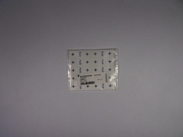 Tyco Electronics 1718078-3 Plus + Warning Tag Label Marker 100-Pack NWB