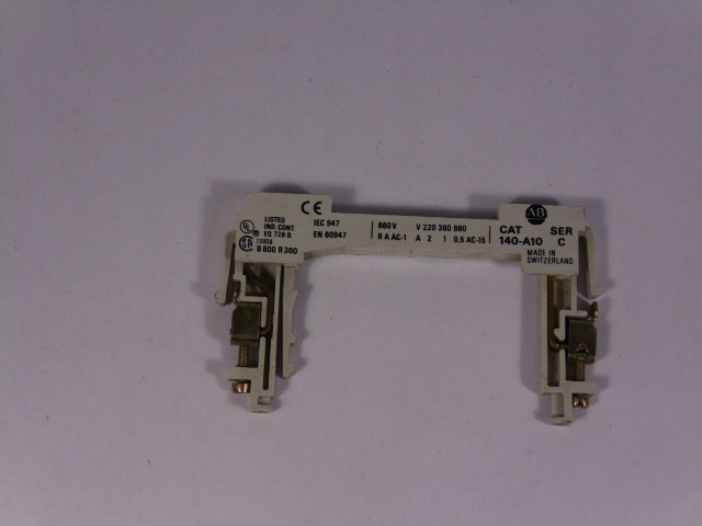 Allen-Bradley 140-A10 Auxiliary Motor Starter Contact USED