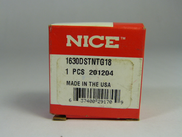 Nice 1630DSTNTG18 Radial Ball Bearing 1-5/8"OD 3/4"ID 1/2"W NEW