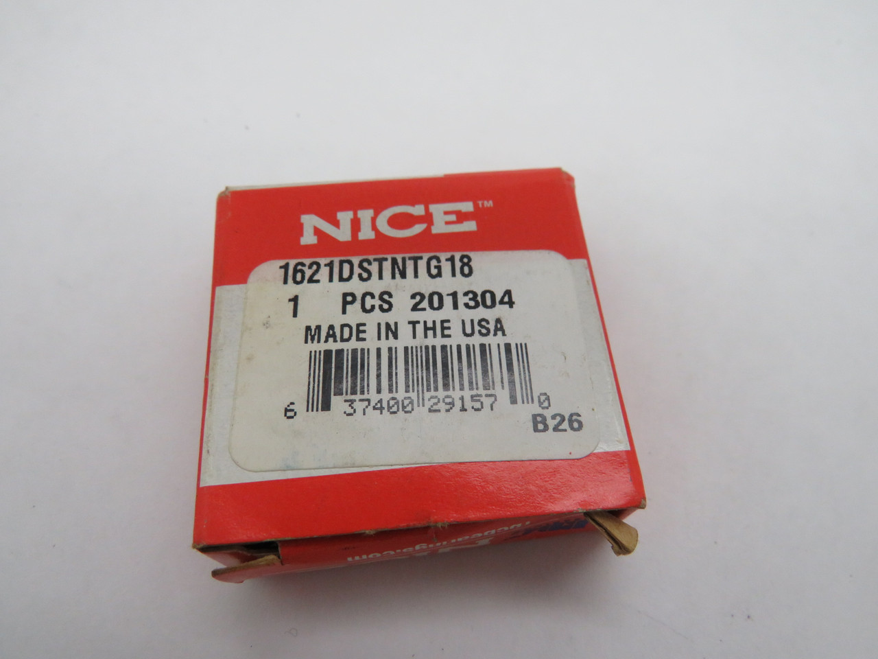 Nice 1621DSTNTG18 Radial Ball Bearing 1-3/8"OD 1/2"ID 7/16"W NEW