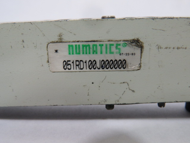 Numatics 051RD100J000000 Pressure Regulator W/ Solenoid Valve NO GAUGES USED