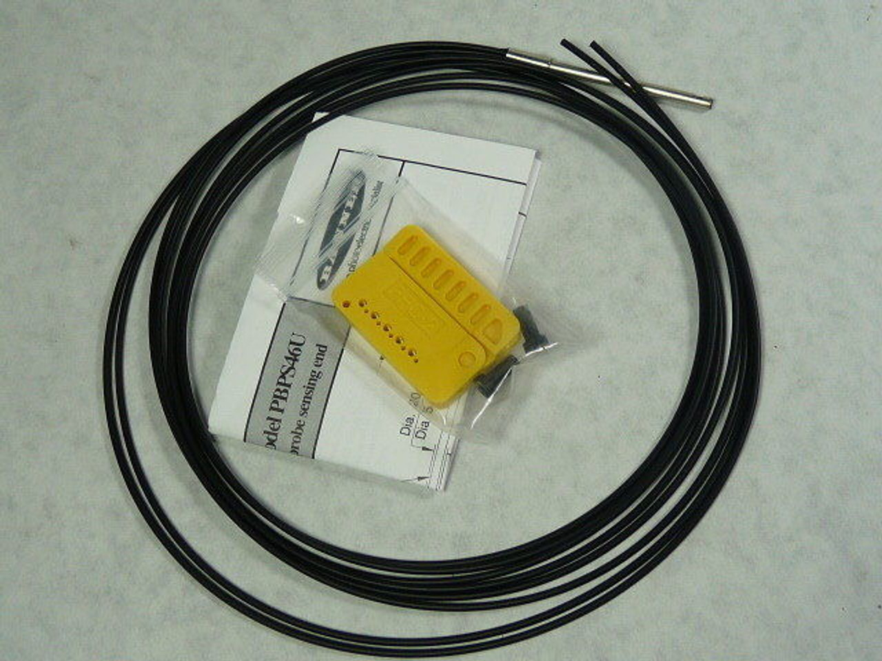 Banner PBPS66U Reflective Diffuse Plastic Fiber Optic Cable 2M ! NEW !