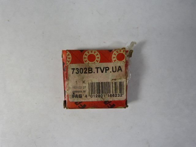 Fag 7302B.TVP.UA Angular Contact Ball Bearing 42mmOD 15mmID 13mmW NEW