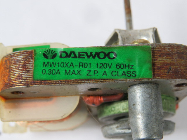 Daewoo MW10XA-R01 Blower Fan Motor 120V 60Hz 0.30A USED