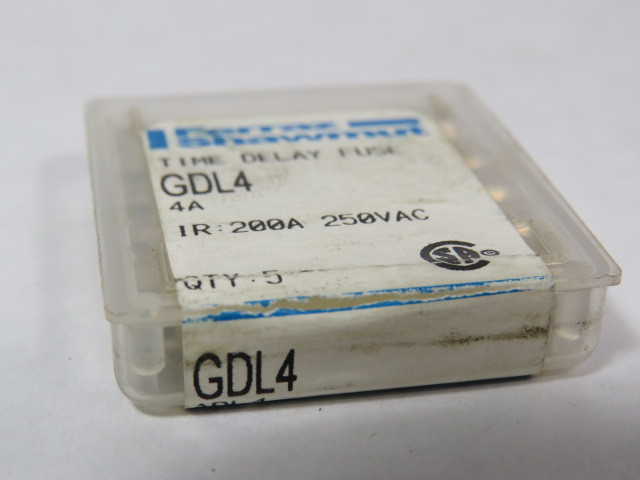 Ferraz Shawmut GDL4 Time Delay Fuse 4A 250V Lot of 8 USED