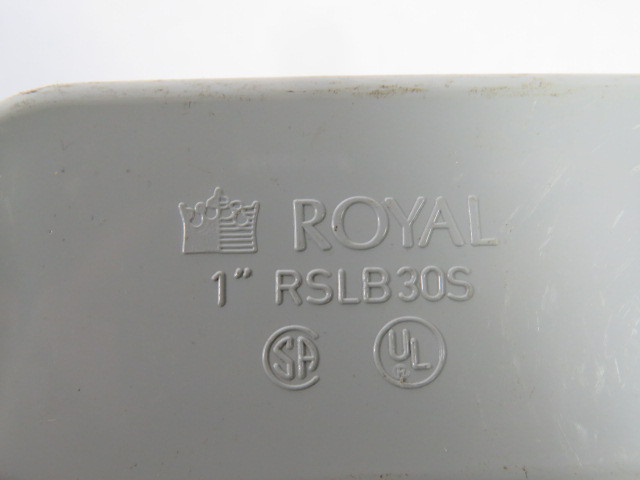 Royal RSLB30S Conduit Body W/ Cover Type LB 2-Hole 1" NPT USED