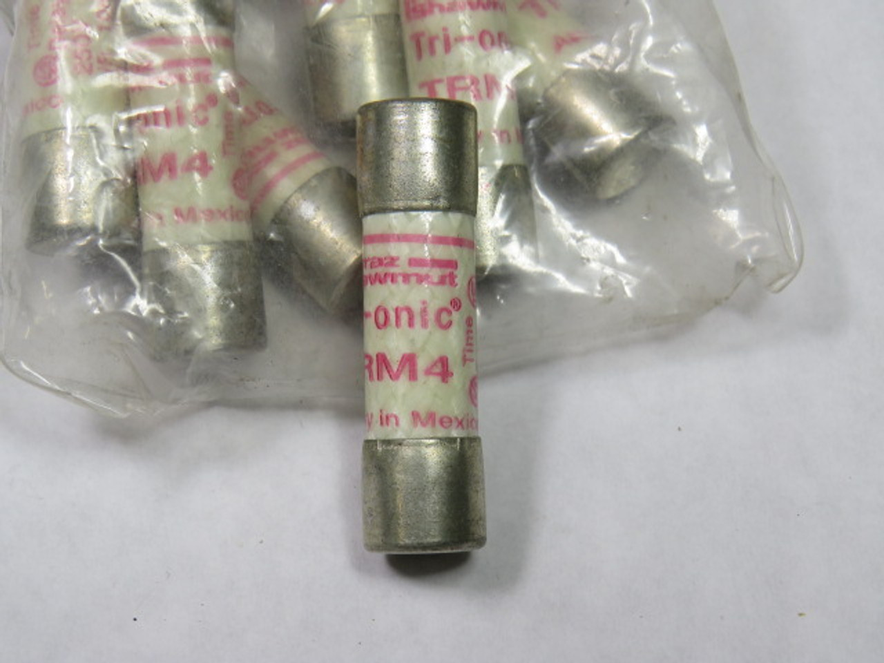Ferraz Shawmut TRM4 Tri-onic Time Delay Fuse 4A 250V Lot of 10 USED