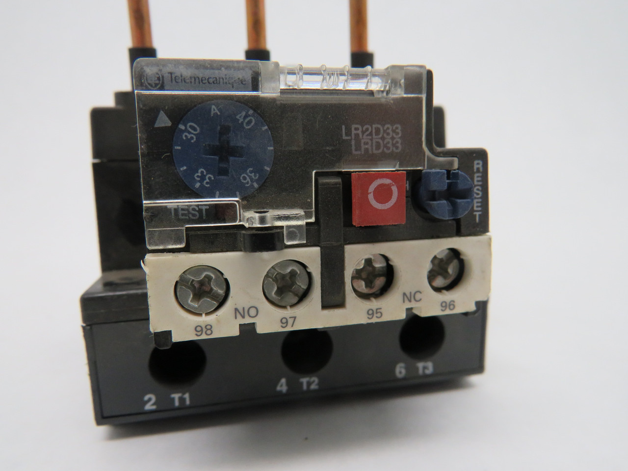 Schneider Electric LR2-D3355 Bi-Metallic Overload Relay 30-40A 575V AC USED