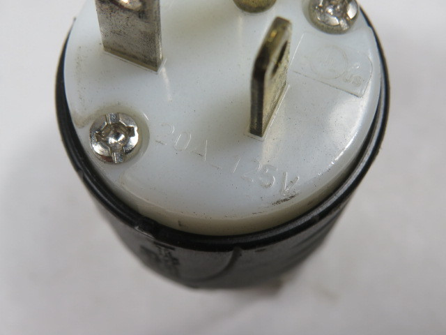 Pass & Seymour PS5366-X Straight Blade Plug 20A 125V 2P 3W USED