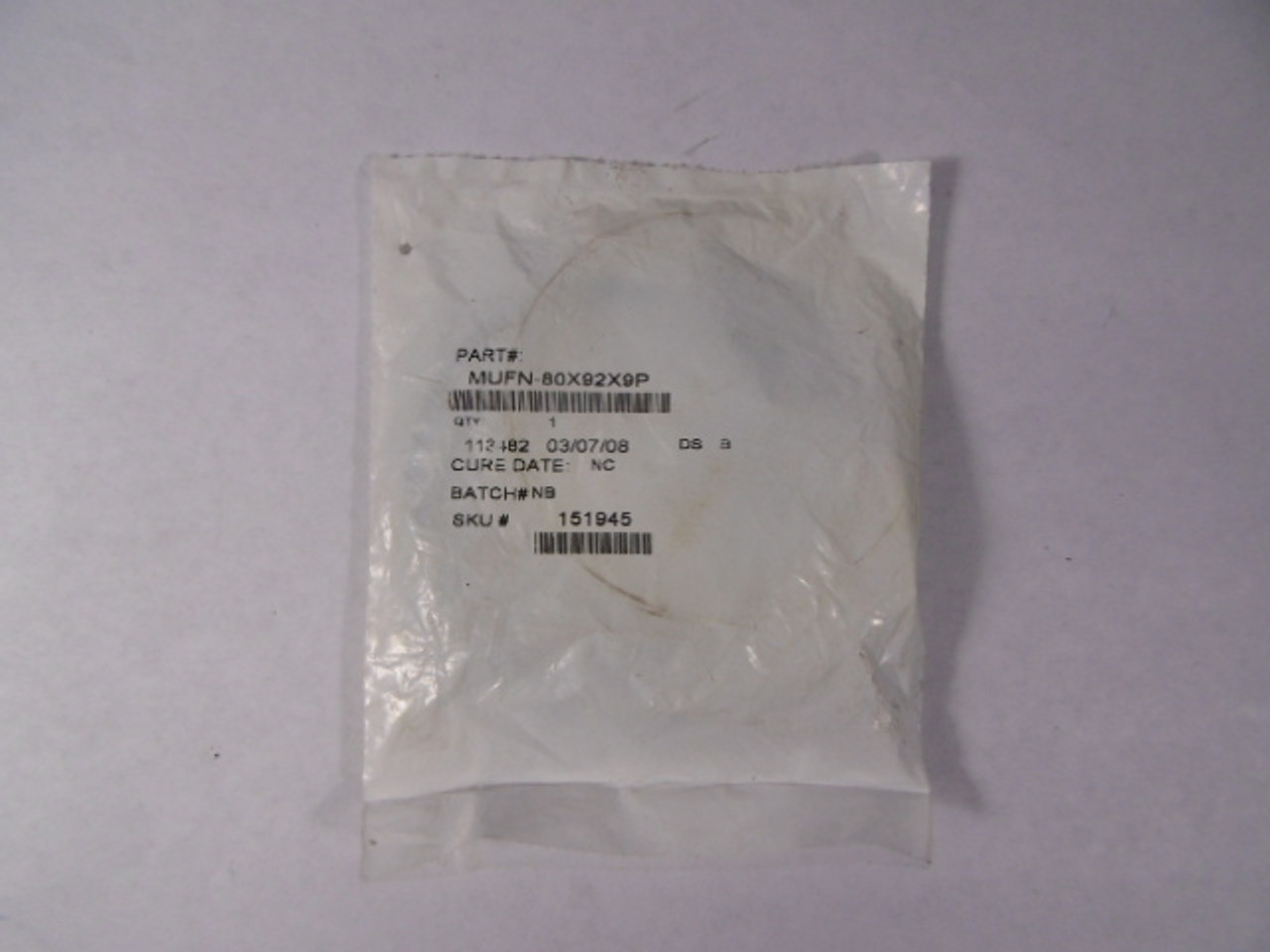 Hercules MUFN-80X92X9P Hydraulic Cylinder Seal ! NWB !