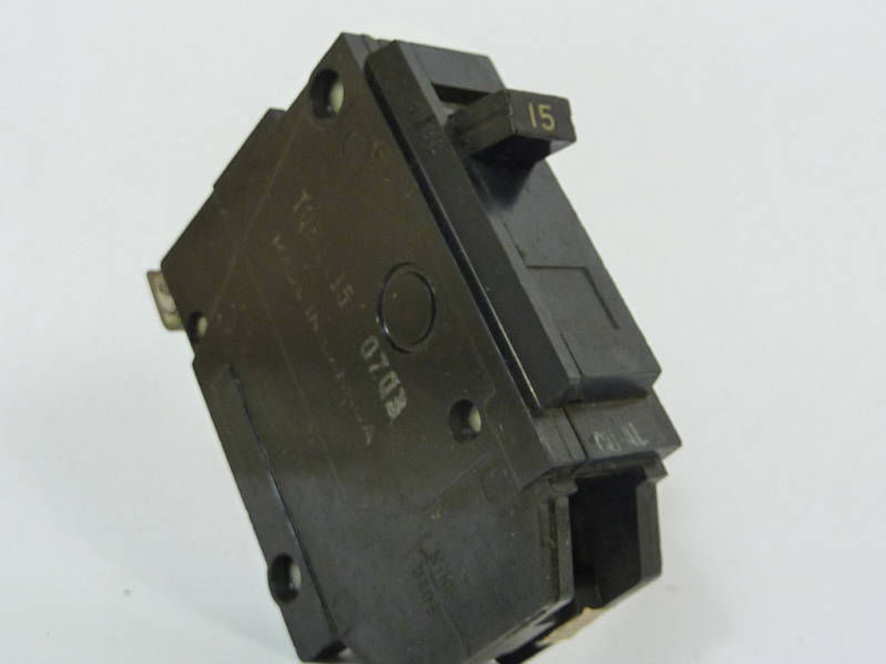 General Electric Breaker 15A 1P 120/240VAC TQB 1115 USED