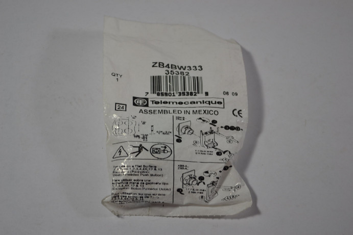 Telemecanique ZB4-BW333 Green Pushbutton Head ! NWB !