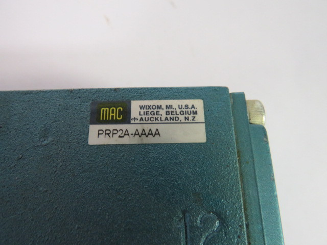 Mac PRP2A-AAAA Pressure Regulator USED