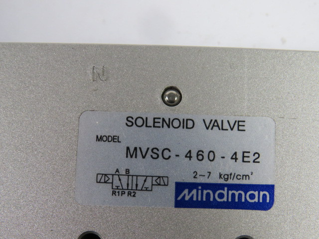 Mindman MVSC-460-4E2-AC110 Solenoid Valve 110V 50/60Hz 5.0Va USED