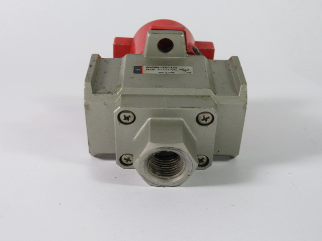 SMC NVHS5500-N10-X116 Lockout Valve 3-Port 1" NPT 0.1-1.0MPA USED