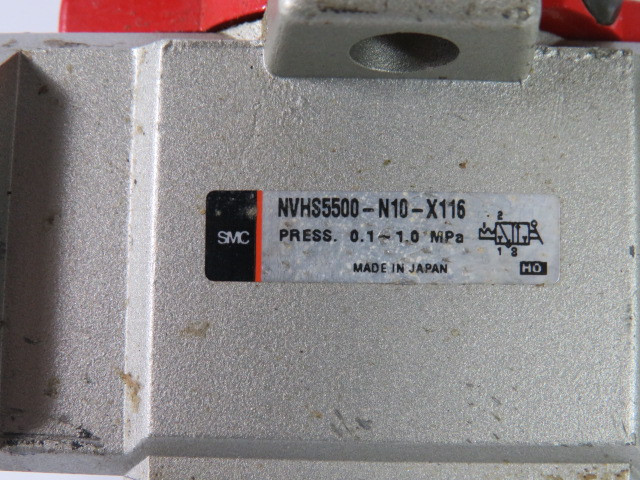 SMC NVHS5500-N10-X116 Lockout Valve 3-Port 1" NPT 0.1-1.0MPA USED