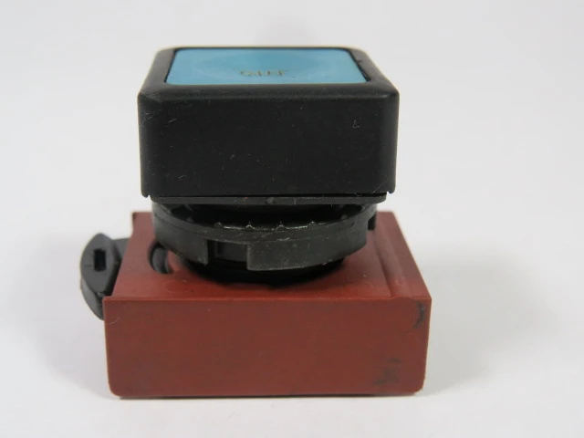 General Electric P9SPNLG Push Button Standard Blue Flush "OUT" USED