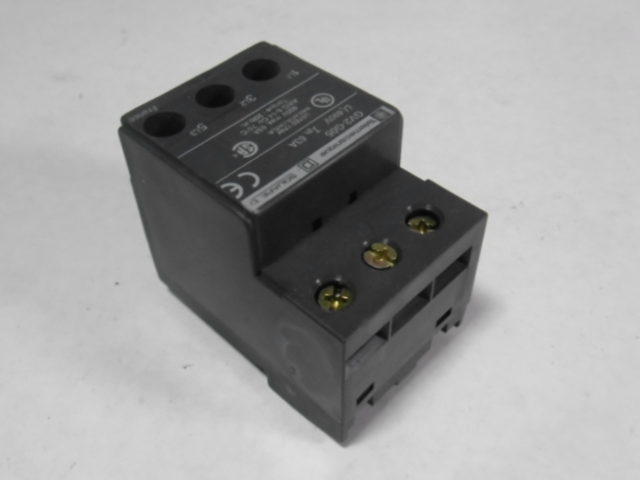 Telemecanique Square D GV2G05 Contactor Terminal Block 63A 690VAC 3P USED