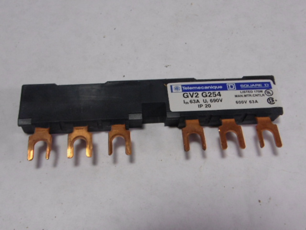 Telemecanique GV2-G254 Busbar 63A 690V AC USED