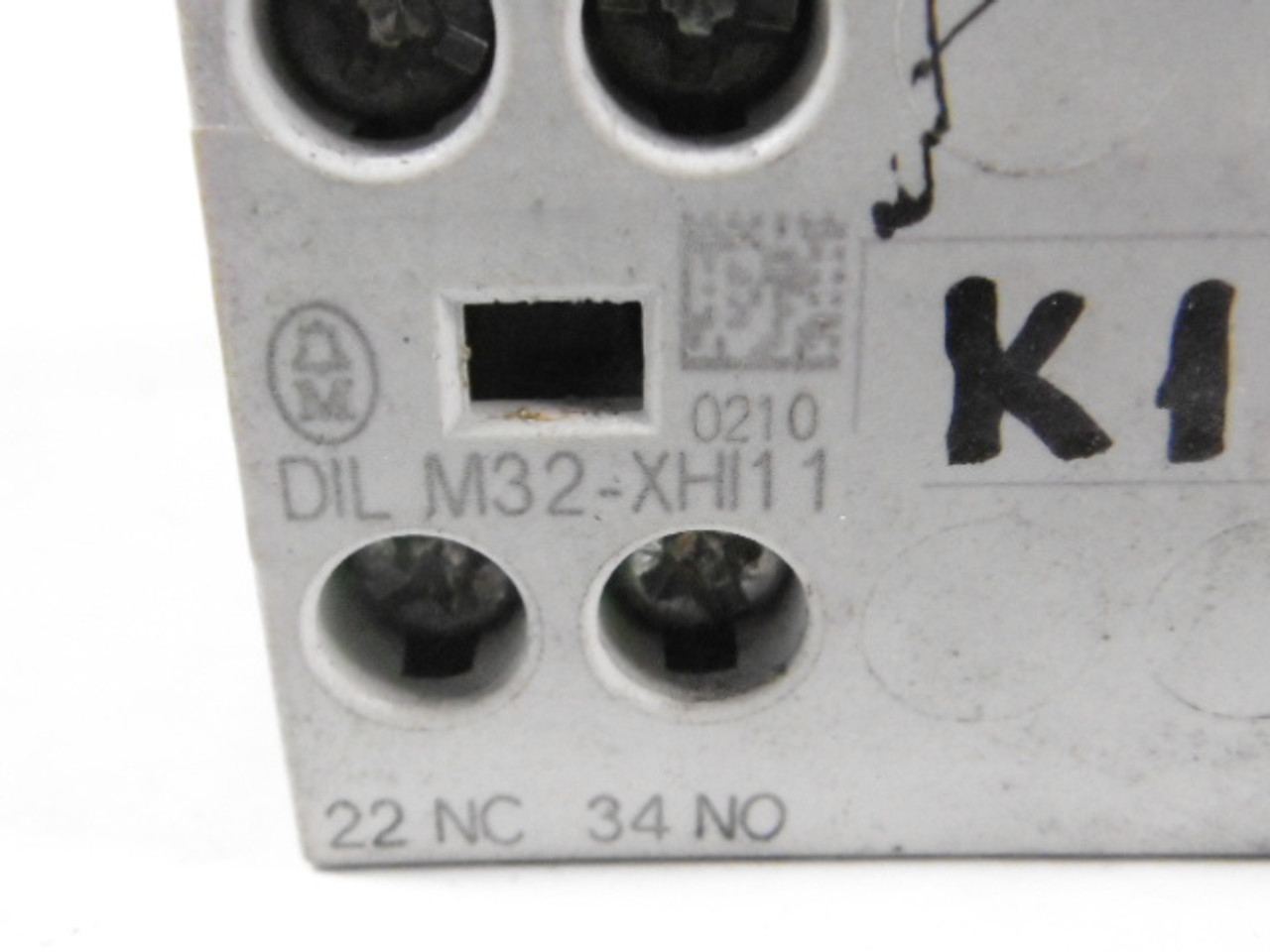 Moeller DIL-M32-XHI-11 Auxiliary Contact Module 1NO 1NC USED