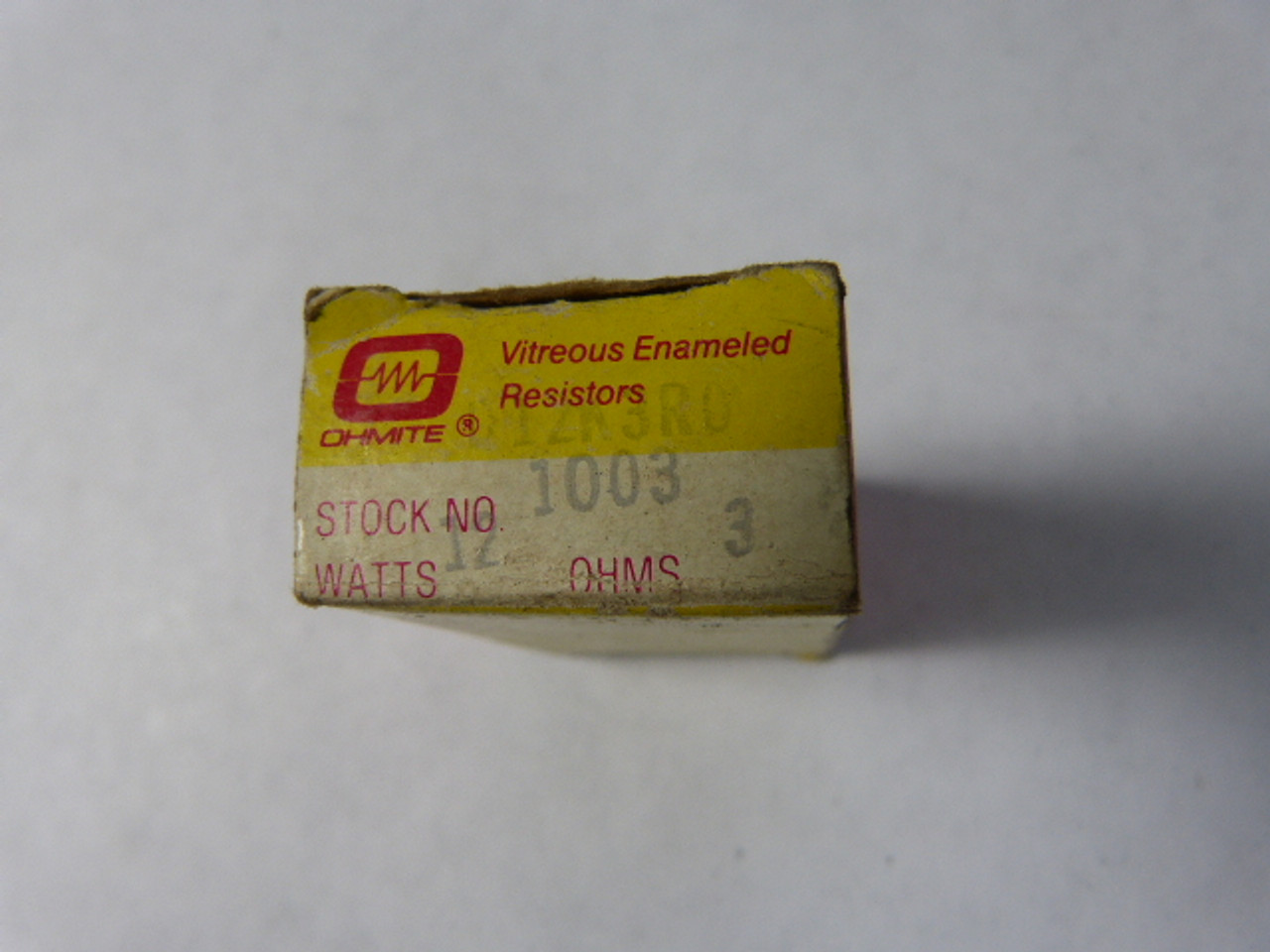Ohmite D12K3R0 Wirewound Power Resistor Enamel 12W 3ohms ! NEW !