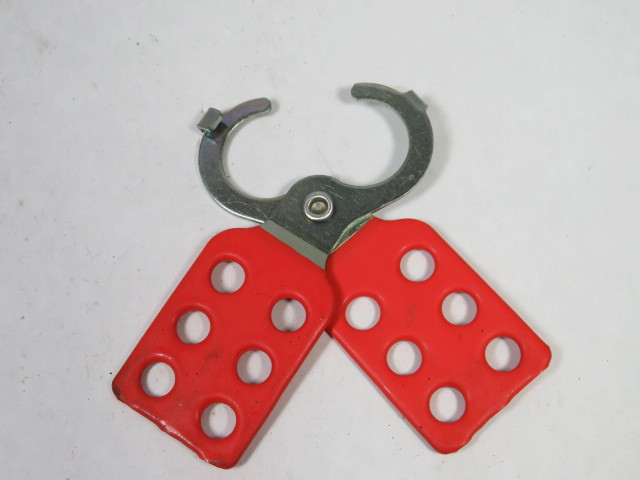 Safety Supply ED-600 RED Steel Lockout Tag USED