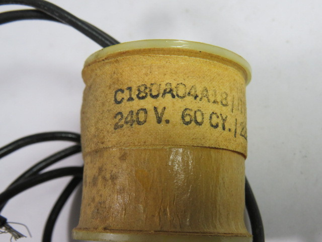 ITT C180A04A18 Solenoid Coil 220/240V 50/60Hz USED