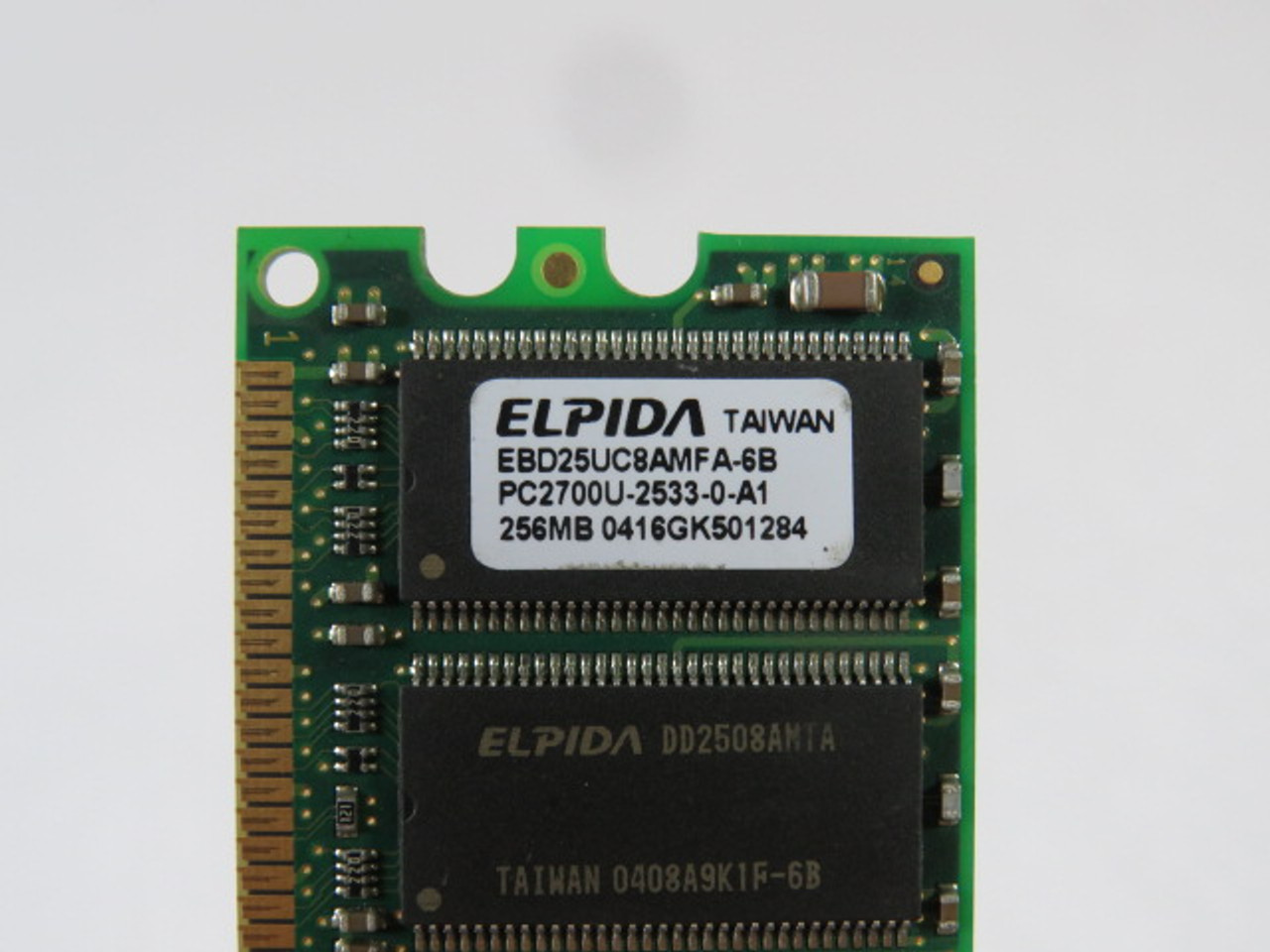 Elpida EBD25UC8AMFA-6B Ram 256MB USED