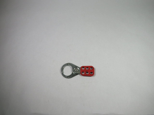 Master Lock H-3426 Steel Lockout Hasp RED USED