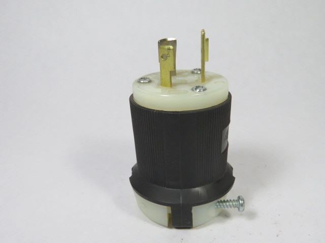 Hubbell HBL2331 Twist-Lock Plug 20A 277VAC 3W 2P USED